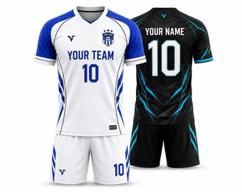 Custom Soccer Jersey Uniform, Personalized Team Kit, Youth & Adult