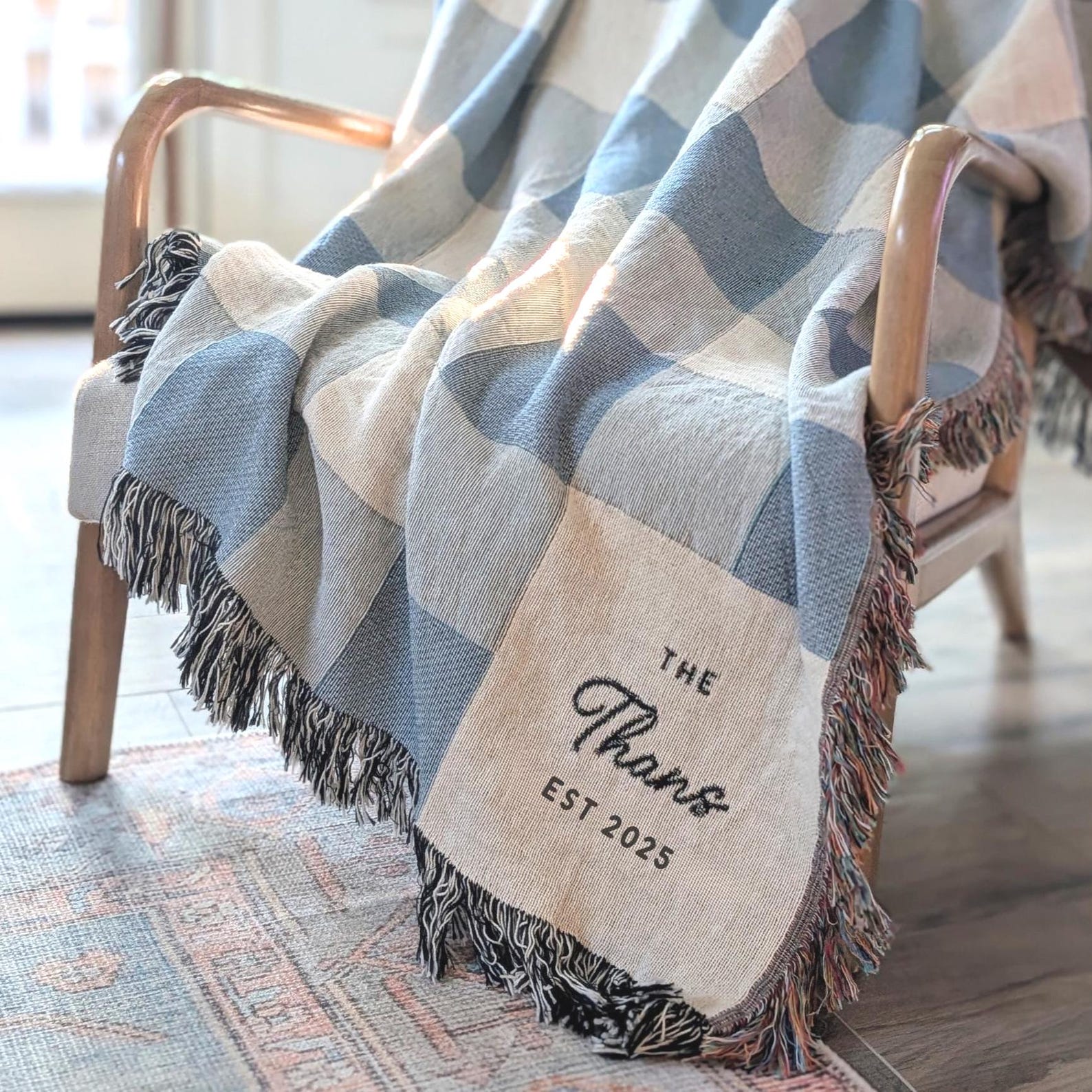 Custom Woven Throw Blanket