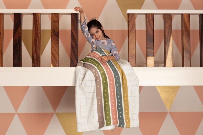 Christian Gift Blanket for Women and Girls, Bible Verse Affirmations