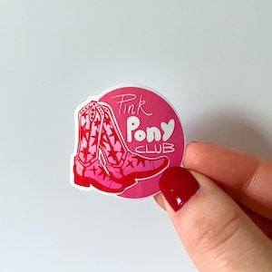 Pink Pony Club Sticker | Chappell Fanart sticker
