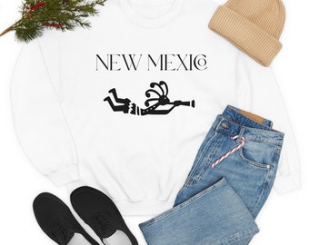 New Mexico Kokopelli Sweatshirt, Unisex Cotton-Blend