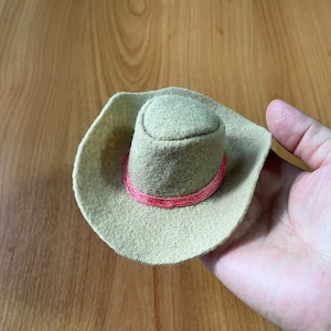 PATRÓN PERSONALIZADO para sombrero de vaquero de fieltro tamaño pequeño, mediano y grande, plantilla PDF de sombrero de vaquero de fieltro, patrón digital para sombrero de vaquero