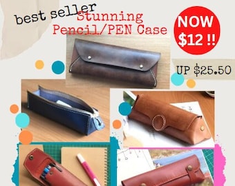 Cotton Handmade Pen Case Pen Bag Pencil Pouch Pencil Bag Pencil Case  Flowers Brown 