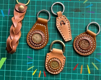 Leather keychain Pattern, Keychain template, Key fob template, leather keychain PDF, Keychain Pattern, Leatherwork Pattern, Leathercraft PDF