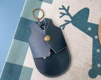 Leather Tuxedo Key Chain Pattern | Card Holder Template | PDF Digital Download + Video  Tutorial