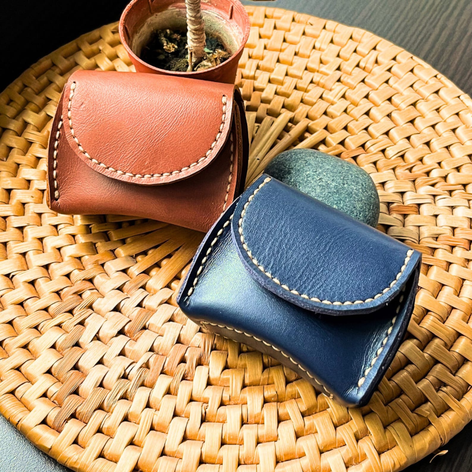 Leather Curve Coin Purse Pattern | Mini Bag Template | PDF Digital ...