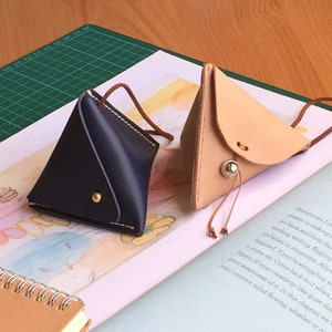 Coin Pouch Pattern, leather pattern for coin purse, DIY leather coin purse template, leathercraft pattern, coin bag pattern, leatherwork pdf
