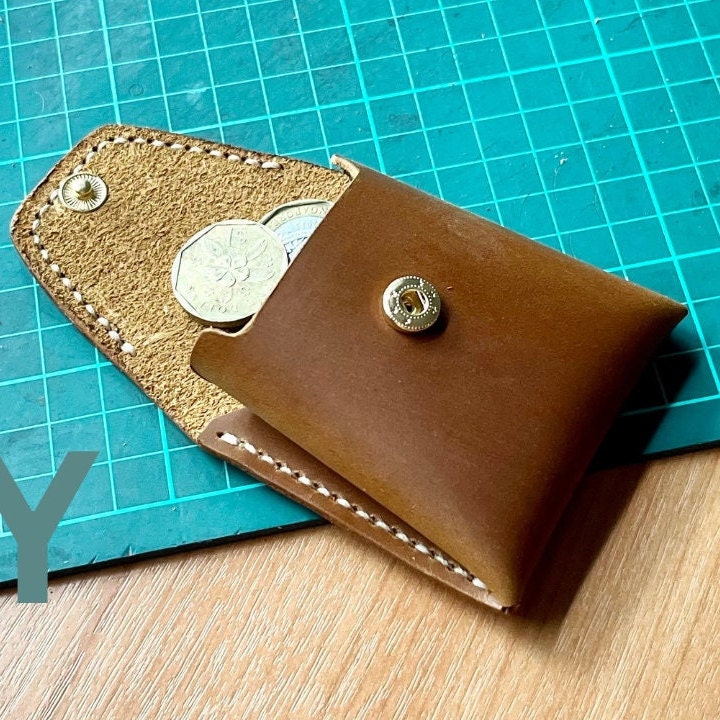 Leather Coin Purse Pattern | Mini Bag Template | PDF Digital Download ...