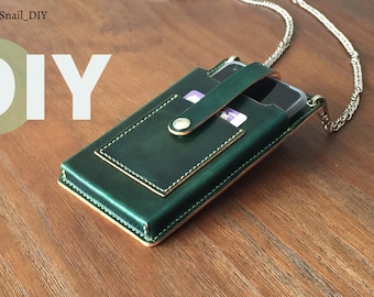 Leather Phone Sling Bag Pattern | Mobile Pouch Template (PDF Digital Download