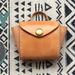 SCHNITTMUSTER für kleine Leder Aufbewahrungstasche Schnittmuster für kleine Ledertasche, PDF Vorlage für kleine Ledertasche Taschenvorlage, Sofort-Download Tasche PDF