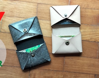 No Stitch Simple Leather Card Holder Pattern | Wallet Template | PDF Digital Download