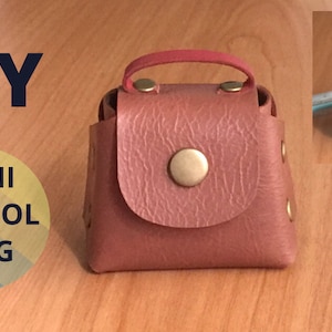 Mini Bag Schnittmuster, Leder Minitasche Schnittmuster, Taschen Schnittmuster, Ledertasche Schnittmuster, Kleine Tasche Leder Schnittmuster, Lederschnittmuster, Taschenvorlage.