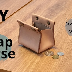 Leder Geldbörse Template, kleines Ledertäschchen Schnittmuster, handmade Leder Etui, PDF PDF, kleines Ledertäschchen, Schnittmuster Geldbörse, Leder Geschenk
