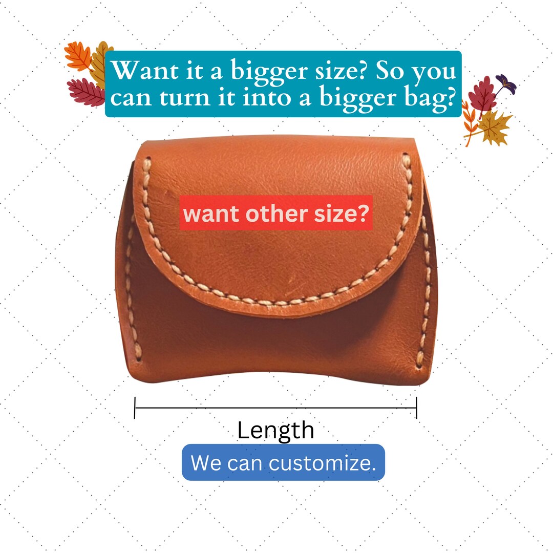 Customize Leather Bag Pattern | Mini Bag Template | PDF Digital ...