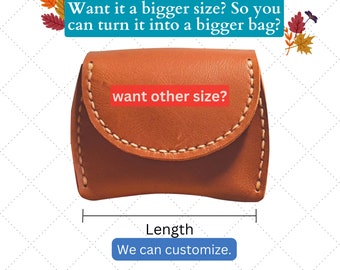 Customize leather pattern for Mini and Small Bag, Leather Hand craft Pattern for Bag, Personalized Small bag PDF, customs size Bag template.