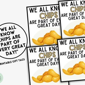 Todos sabemos que las patatas fritas son parte de cada gran día Etiquetas de regalo Etiquetas de patatas fritas Etiquetas de regalo de patatas fritas Etiquetas de patatas fritas Bolsa de patatas fritas Etiquetas de regalo Amante de las patatas fritas