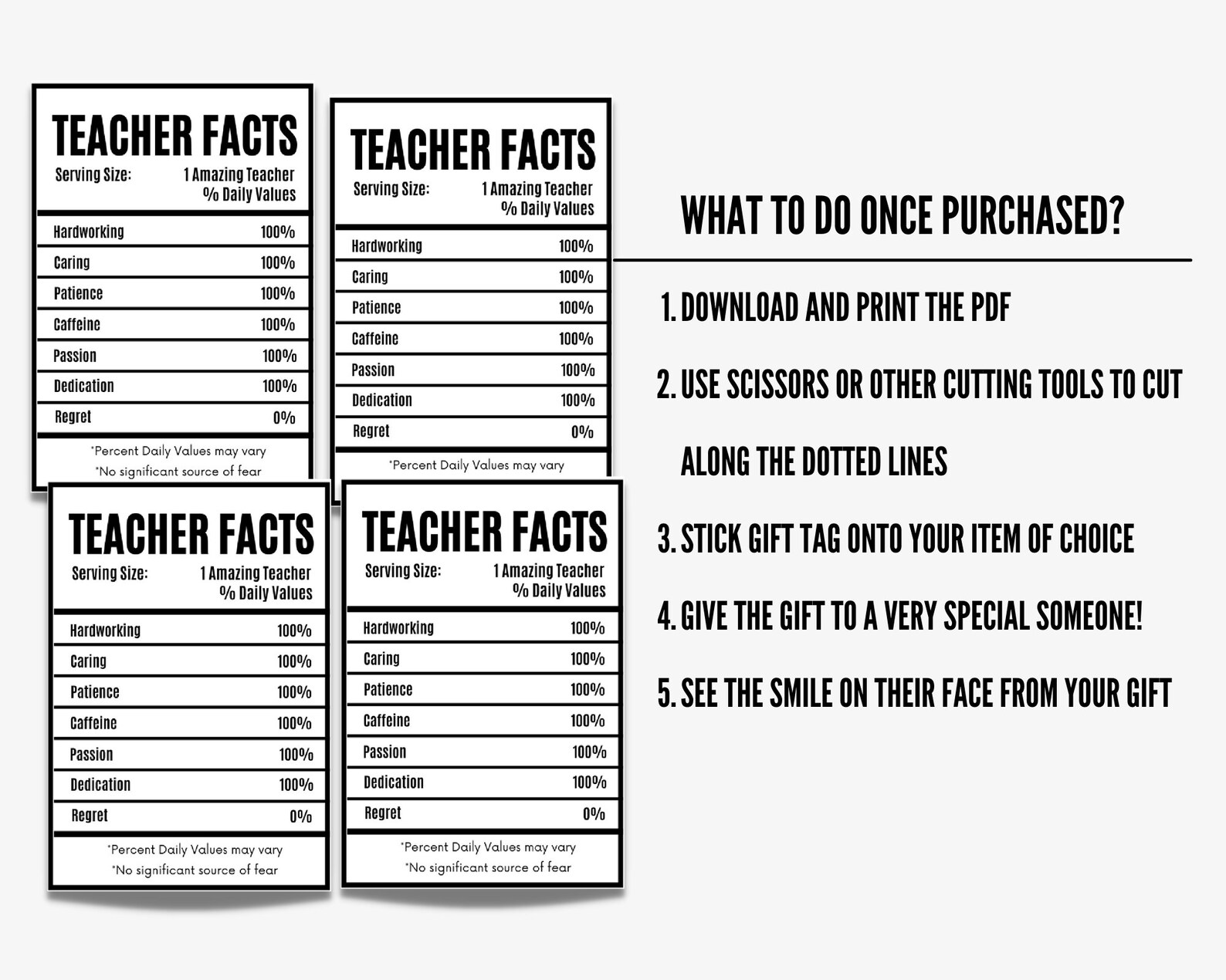 Teacher Nutrition Facts Appreciation for Teachers Teacher Nutrition ...