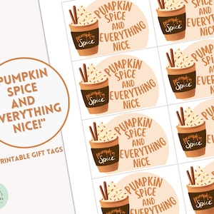 Pumpkin Spice en alles Leuke cadeaukaartjes Fall Time Pumpkin Spice Loves PSL Vriendcadeau Werknemer Waarderingscadeau Basis herfstcadeaukaartje