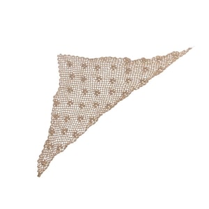 Pareo de crochet hecho a mano: pareo playero de algodón acrílico