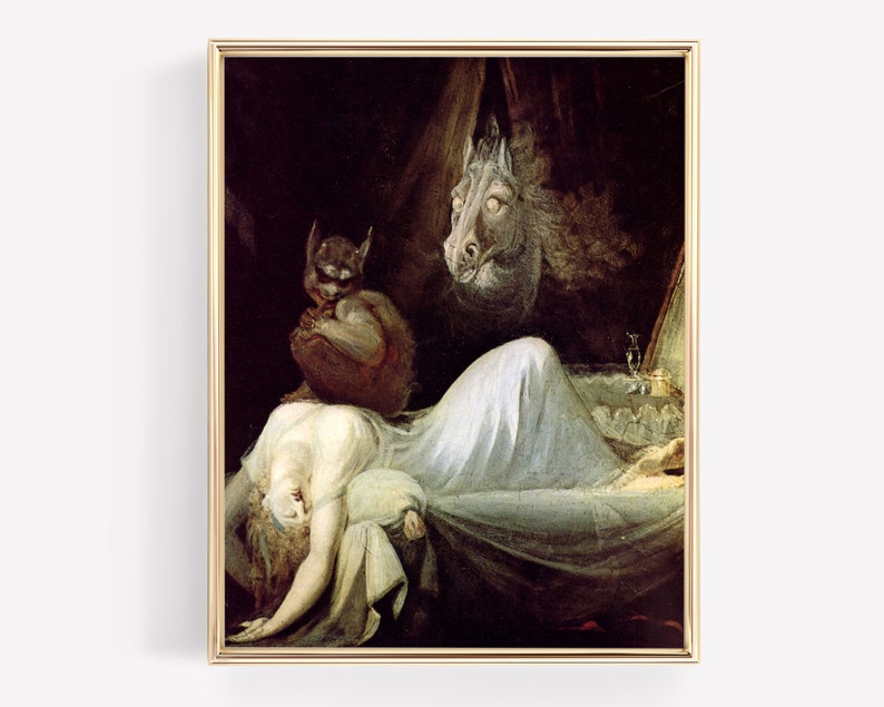 The Nightmare by Fuseli Print: Gothic Victorian Wall Art (Digital Download) image 1