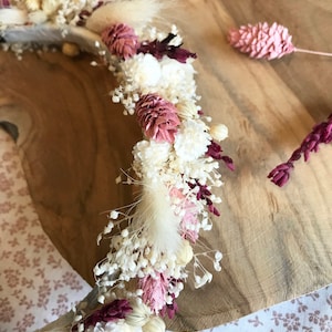 Customizable dried flower headband One size Hair accessory, Crown of dried flowers image 5