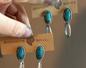 Oval Hoop Studs