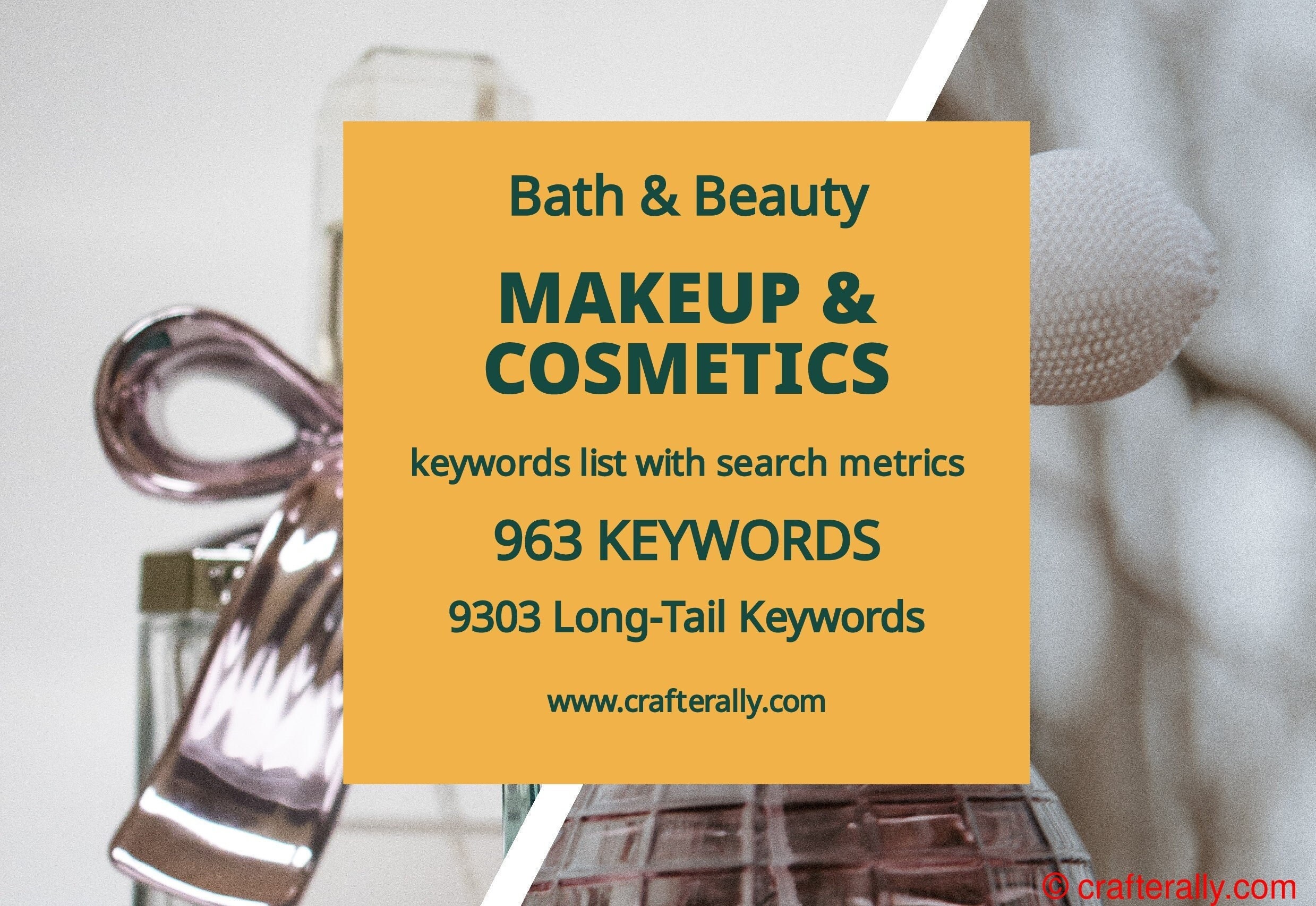 Investigación de palabras clave específicas para productos de belleza