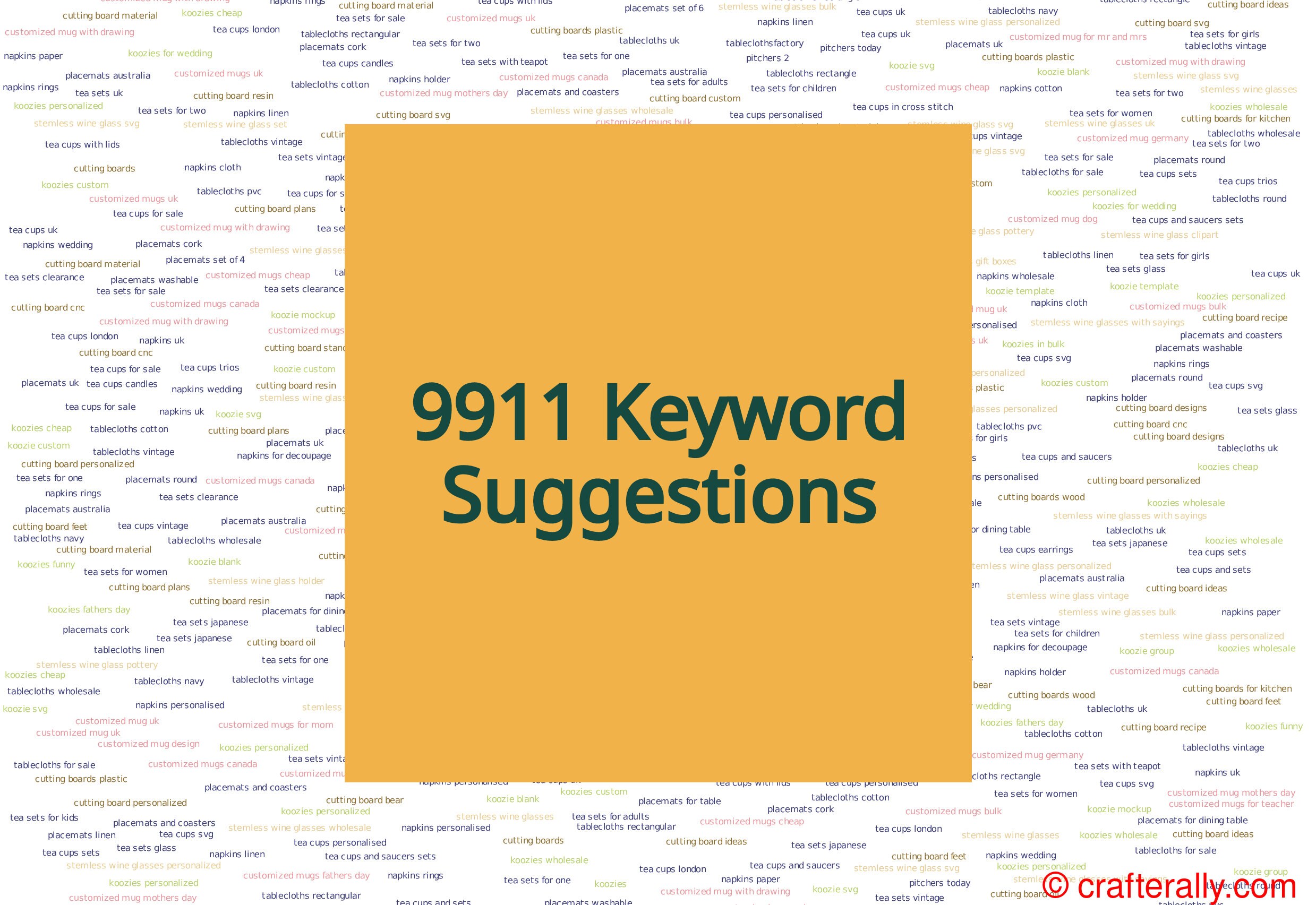 Kitchen & Dining 1031 Top Keywords With Search Metrics, 9911 Longtail