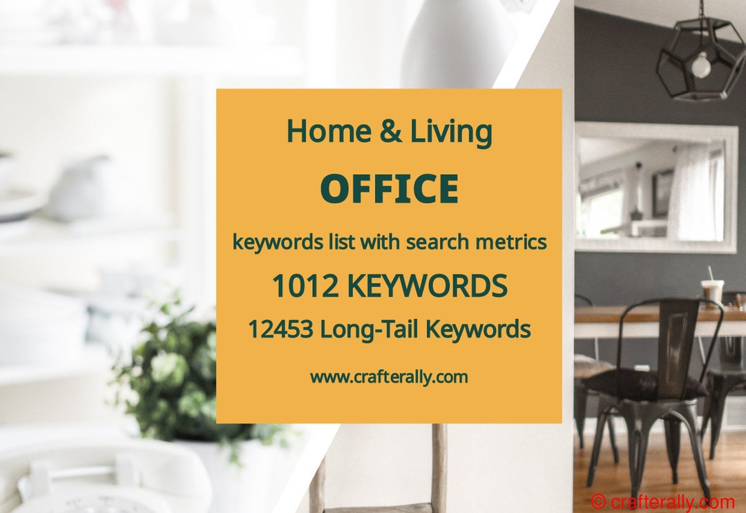 Office Decor 1012 Top Keywords With Search Metrics, 12453 Longtail
