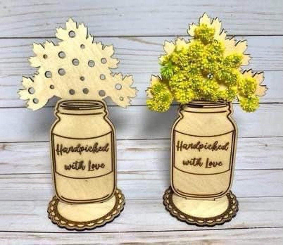 Personalized Flower Holder I Mothers Day I Kids Craft Kit I Mothers Day