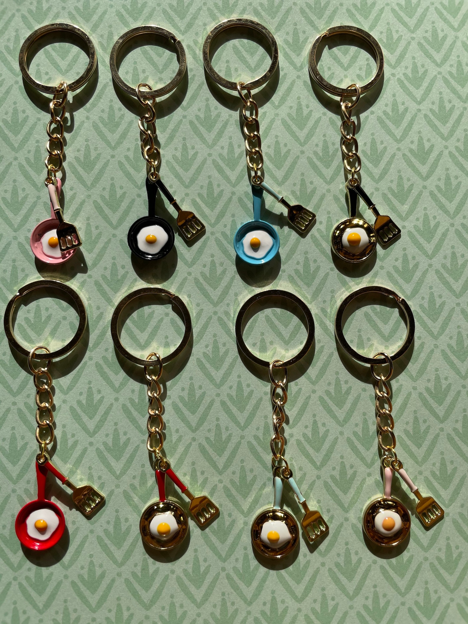 Frying Pan Keychain Etsy