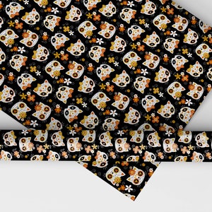 Cat Skulls Gift Wrap