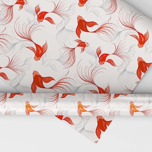 Fantail Fish Gift Wrap