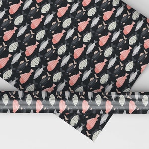 Swimming Fish Gift Wrap