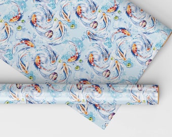 Papel de regalo Koi