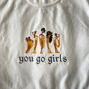 The Muses &quot;You Go Girls&quot; Embroidered Shirt