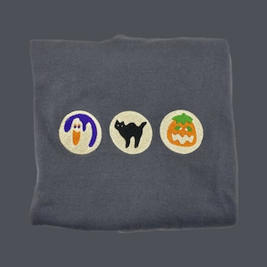 Halloween Cookies Embroidered Shirt