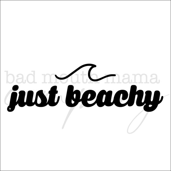 Just Beachy SVG File