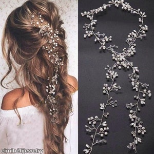 Bridal hair vine, Hair vine, bridal headband, wedding hair jewelry, bridal hair piece, wedding accessories image 5