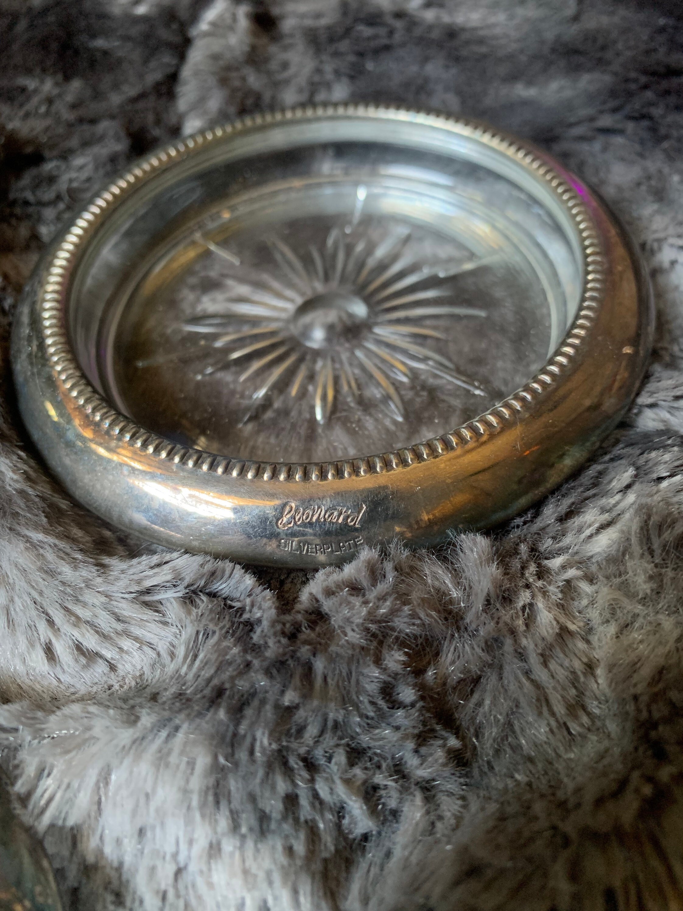 Leonard silver plate - Etsy 日本