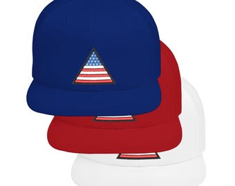 Flat Bill Snapback Hat