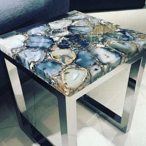 Agate Table, Agate Countertop RANDOM Agate Table Top, Agate Table, Stone Dining Table, natural Agate square Table, Agate Dining Table Slab