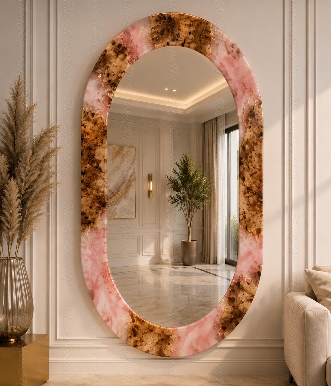 Murano Full Length Glass Mirror - Etsy