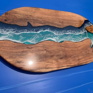 Epoxy Table, dining, center table top Live Edge Walnut Table ,ocean Epoxy Resin River Table, Natural Wood ,dining table ,epoxy resin table,