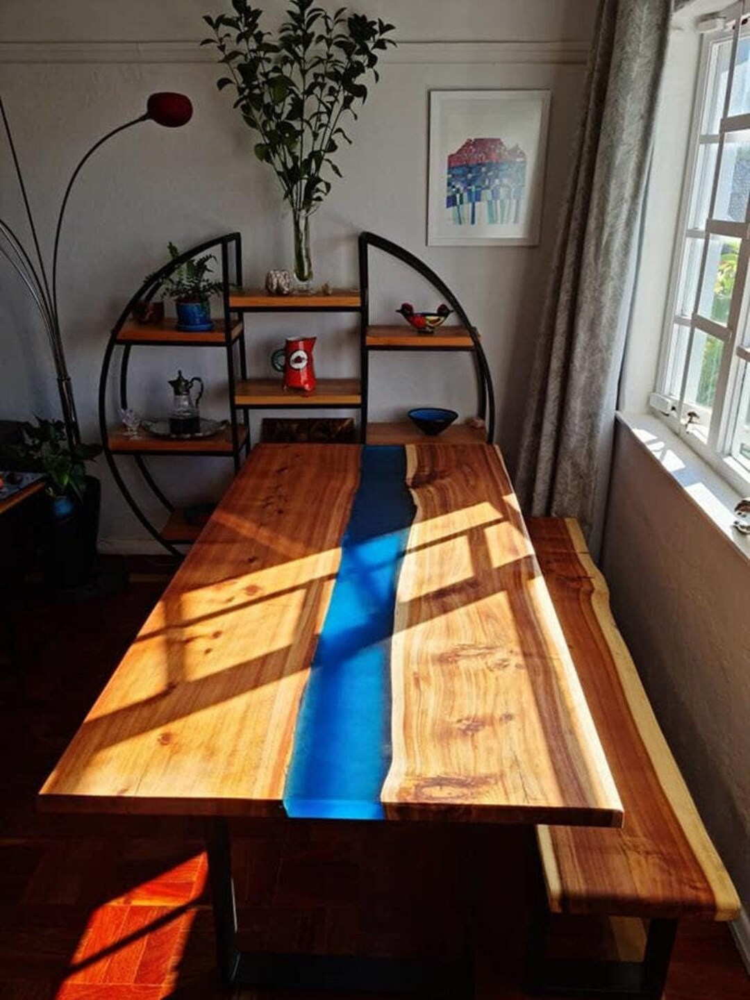 Epoxy River Table | Live Edge Resin Dining Table | Custom Wood ...