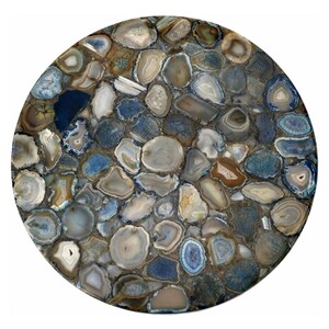 Agate Table Top | Coffee Table, Center Table, Dinning Table, Eating Table, Agate Breakfast Round Table, Natural Agate Home Decor Furniture