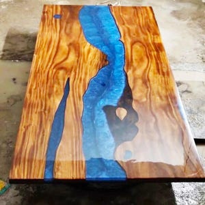 Epoxy Table, dining, center table top Live Edge Walnut Table , Epoxy Resin River Table, Natural Wood ,dining table ,epoxy resin table,