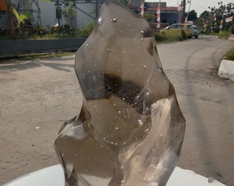 5,3 kgs polished of cuting andara crystals  peach
