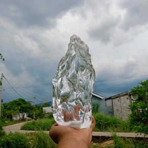 2282 gr of rough Andara Crystal Clear Diamond Milky Monatomic for Meditation