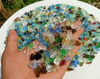 1030 gr of Gravel Andara Crystal Mix Colors Monatomic for Pendant